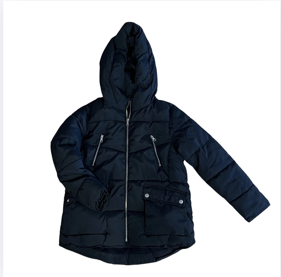 Zara Lacivert uzun mont yepyeni 10 yaş
