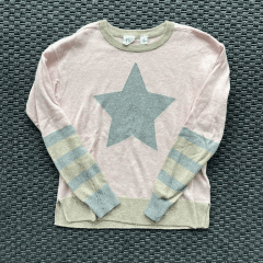 Gap Gri Pembe Yıldızlı Kazak 8 yaş