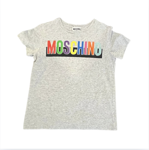 Moschino gri tshirt 8 yaş