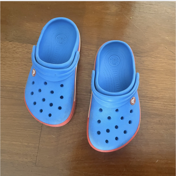CrocsMavi Kırmızı terlikler J 1 32-33 numara