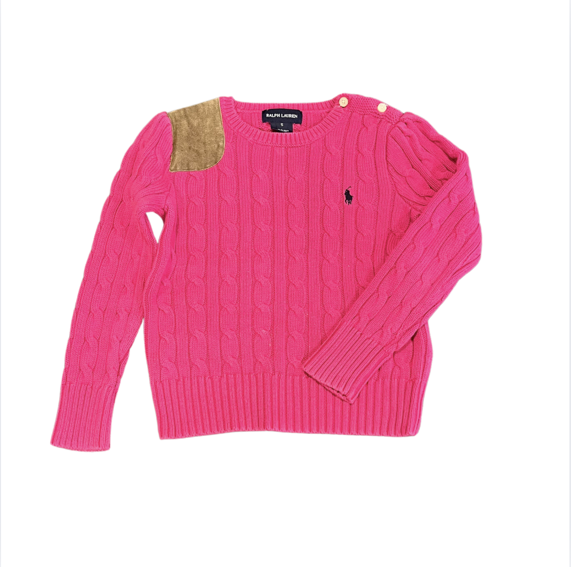 Ralph Lauren pembe Kazak 5 yaş