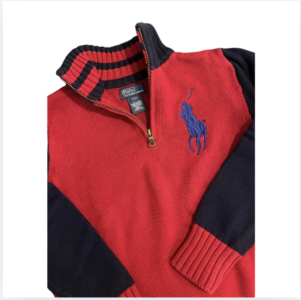 Ralph Lauren Kırmızı Kazak 8 yaş