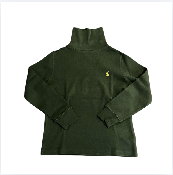Ralph Lauren Yeşil Boğazlı Kazak 5 yaş