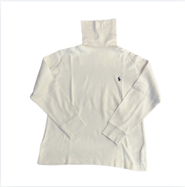 Ralph Lauren Beyaz Boğazlı Kazak 6 yaş