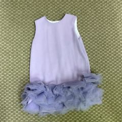 Mor Tüllü Elbise 2 yaş yılbaşı