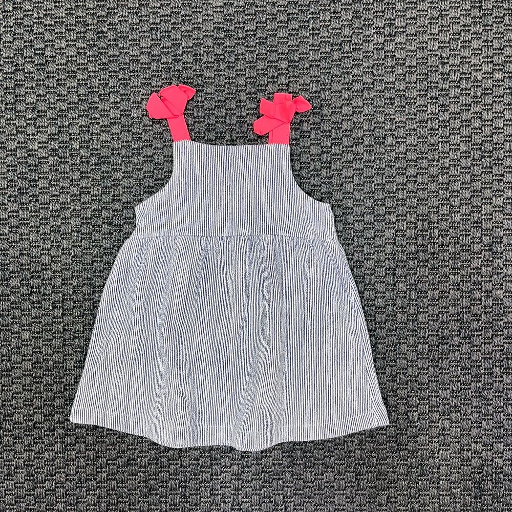 Zara Pembe Askılı Çizgili Elbise 12-18 ay