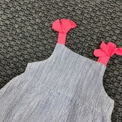 Zara Pembe Askılı Çizgili Elbise 12-18 ay