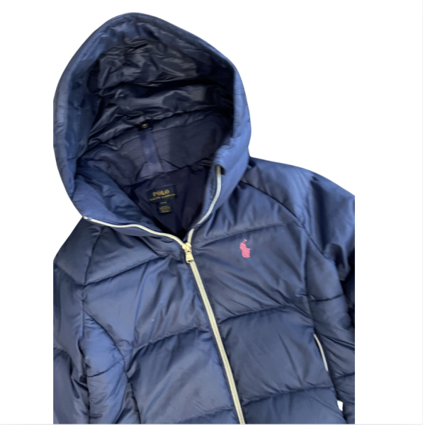 Ralph Lauren Mavi Puffer Mont 7 yaş