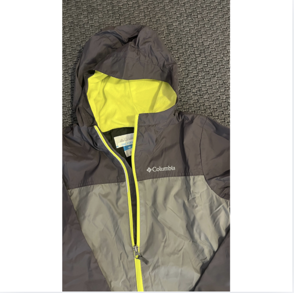 Columbia Gri Rüzgarlık yağmurluk 10 12 YAŞ