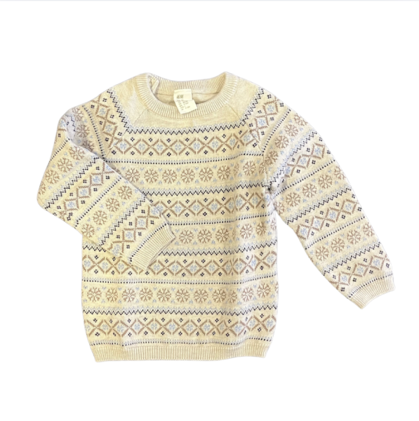 H&M Kazak desenli kazak 9-12 ay