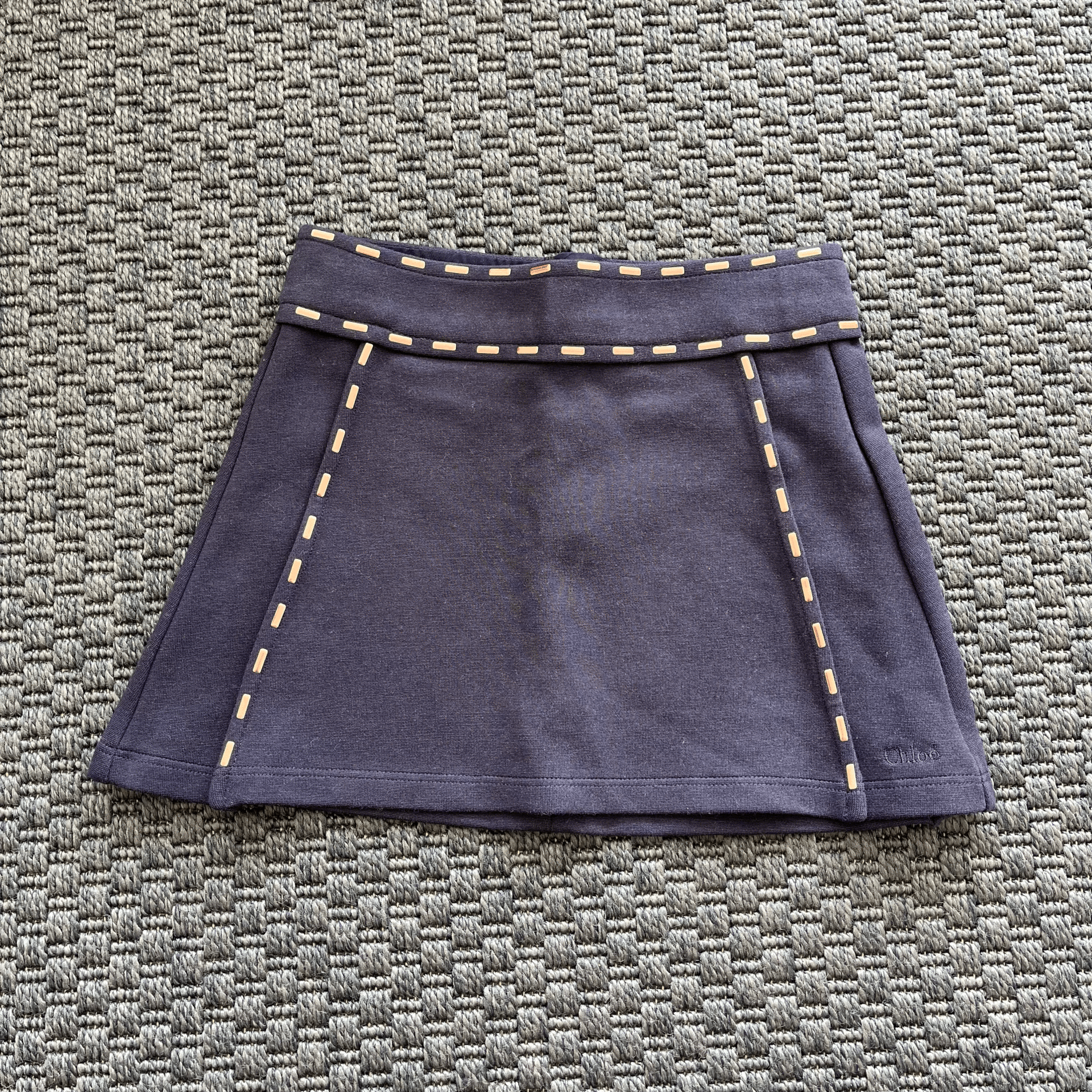 Chloe Lacivert Gold Zımbalı Etek 3 yaş yılbaşı