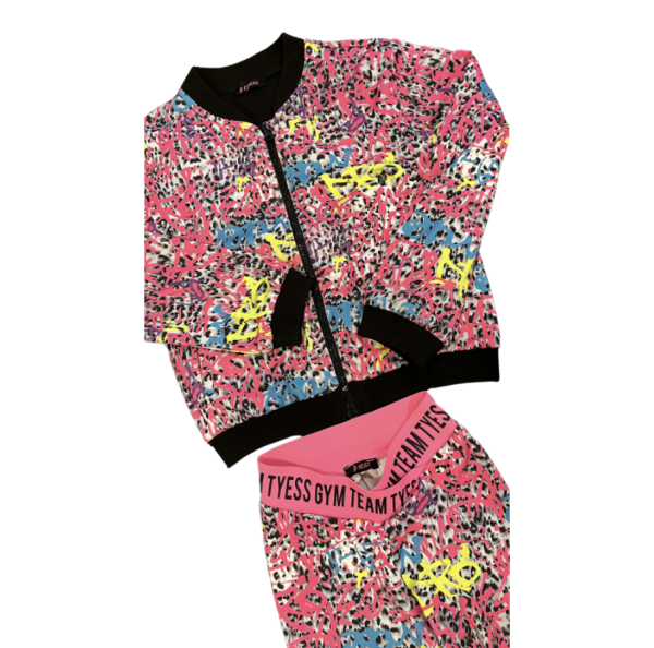 Tyess desenli ceket 6 yaş takım tayt 4 yaş