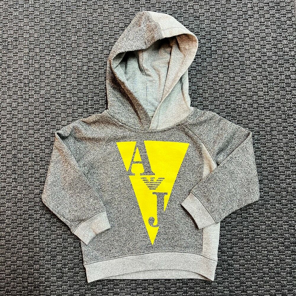 Armani Gri Sarı Sweatshirt 2 yaş