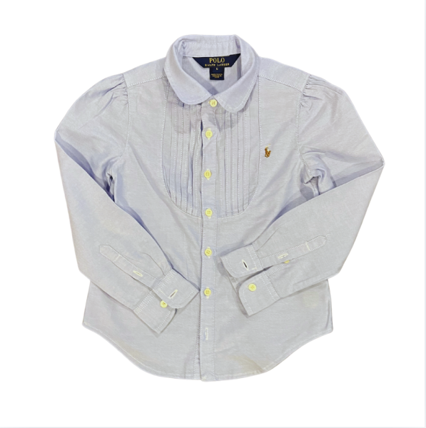 Ralph Lauren Mavi Pileli Gömlek 6 yaş yılbaşı