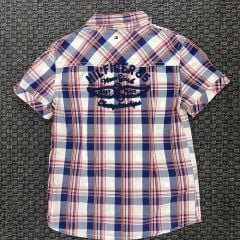 Tommy Hilfiger Kırmızı Lacivert Gömlek 6 yaş