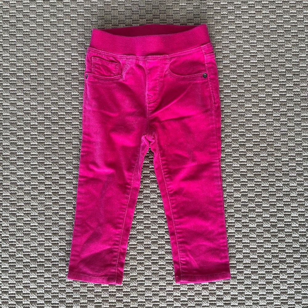 Gap Pembe Kadife Pantolon 18-24 ay