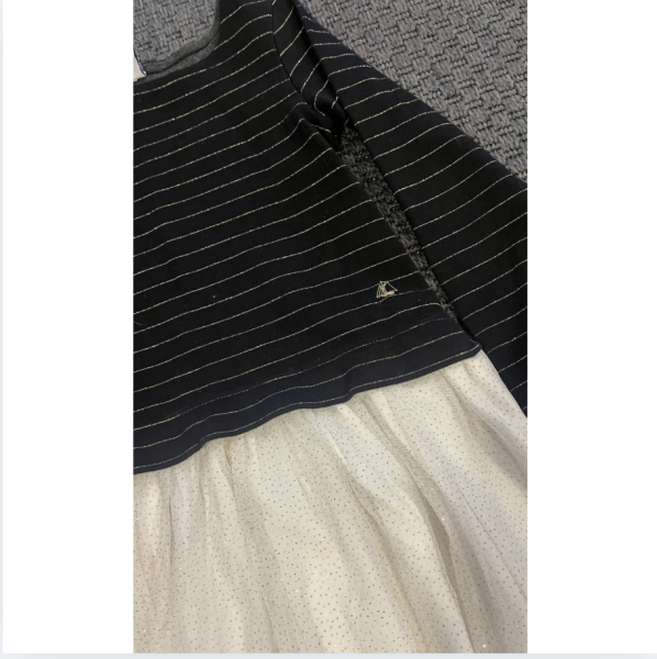 Petit Bateau Simli Tütü Etekli Elbise 5 yaş 110 cm yılbaşı