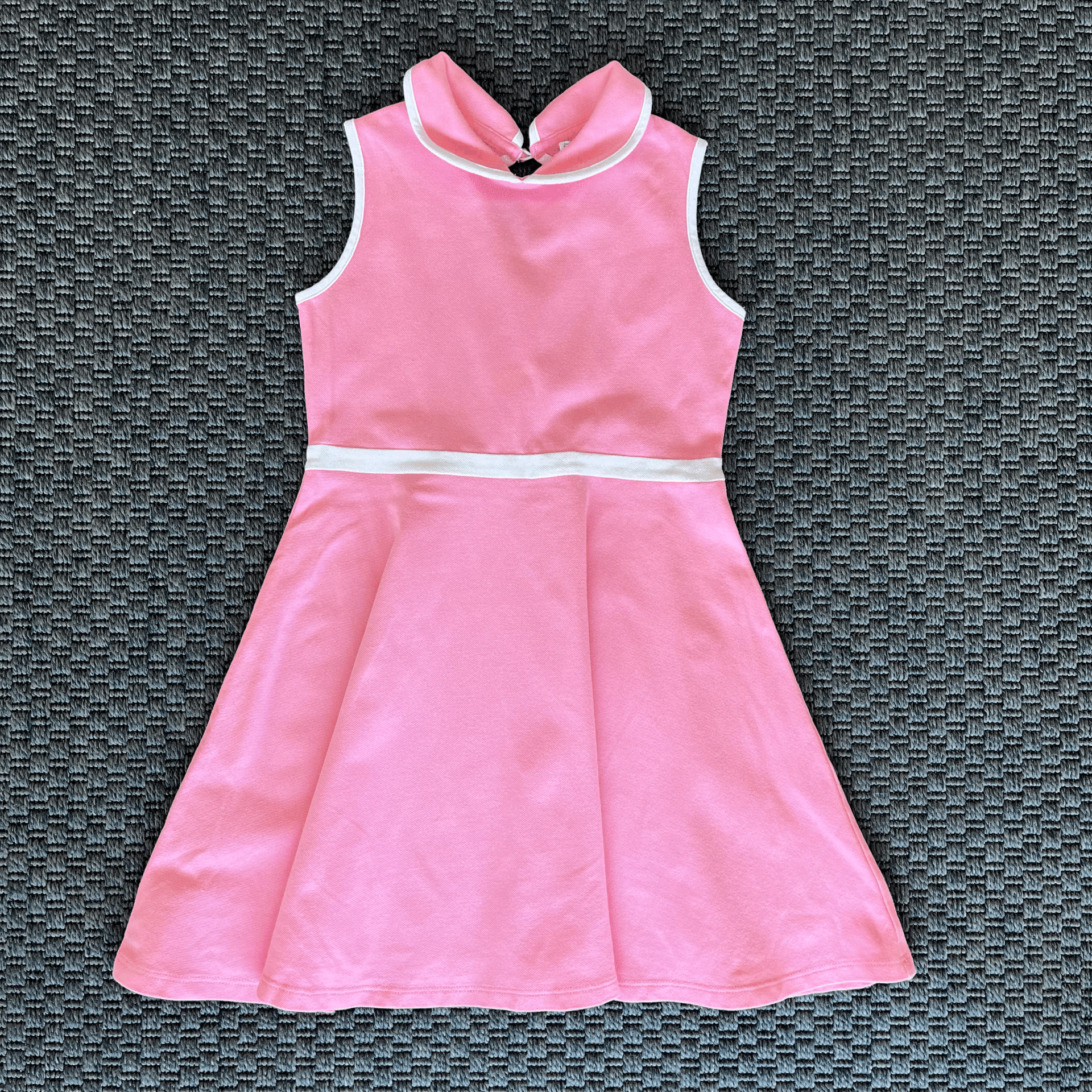 Jacadi Pembe Beyaz Elbise 6 yaş 116 cm