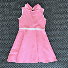 Jacadi Pembe Beyaz Elbise 6 yaş 116 cm