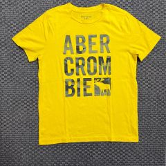 Abercrombie Yazılı Sarı Tshirt 15- 16 yaş