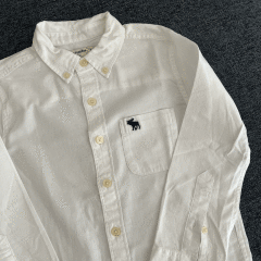 Abercrombie Beyaz Gömlek 5 6 yaş yılbaşı