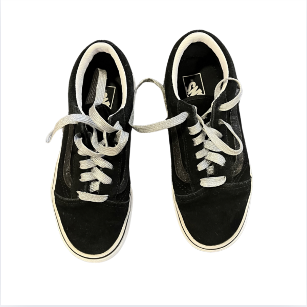 Vans Siyah Simli Ayakkabılar 32 numara
