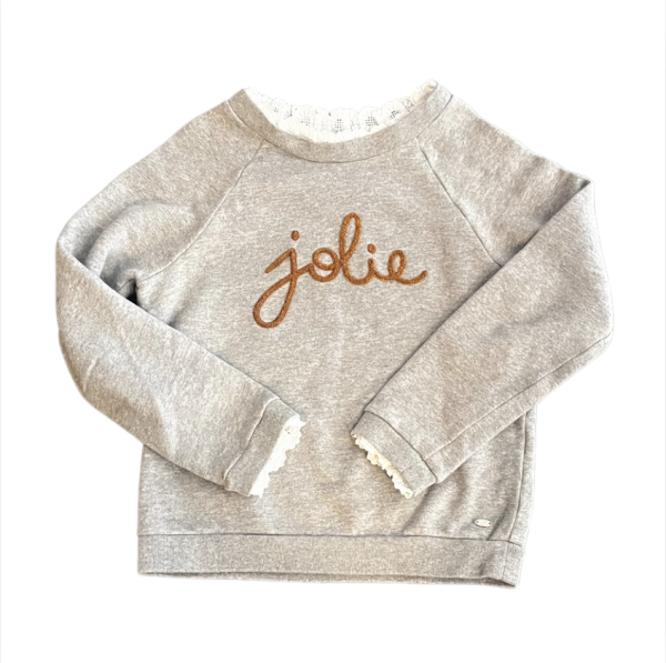 Tartine et Chocolat İçi polar Sweatshirt kazak 8 yaş